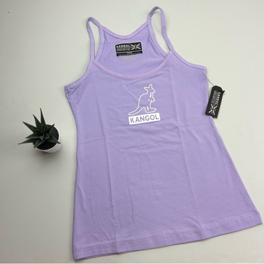 NWT Kangol purple tank top